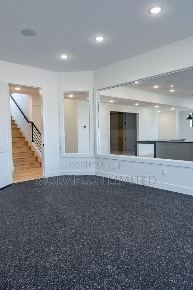 Professional Gym Rubber Mats 20mm | Interlocking Design - main view