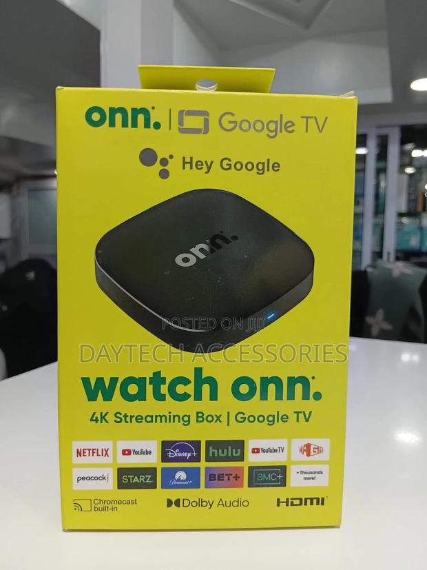 Onn Google Tv Uhd Resolution Streaming Box With Remote Control - thumbnail 2