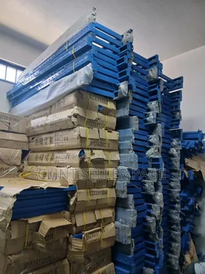 Blue Industrial Shelves Available