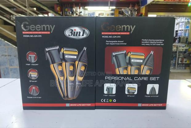 Geemy 3 in 1 Rechargeable Shaver and Trimmer Set
