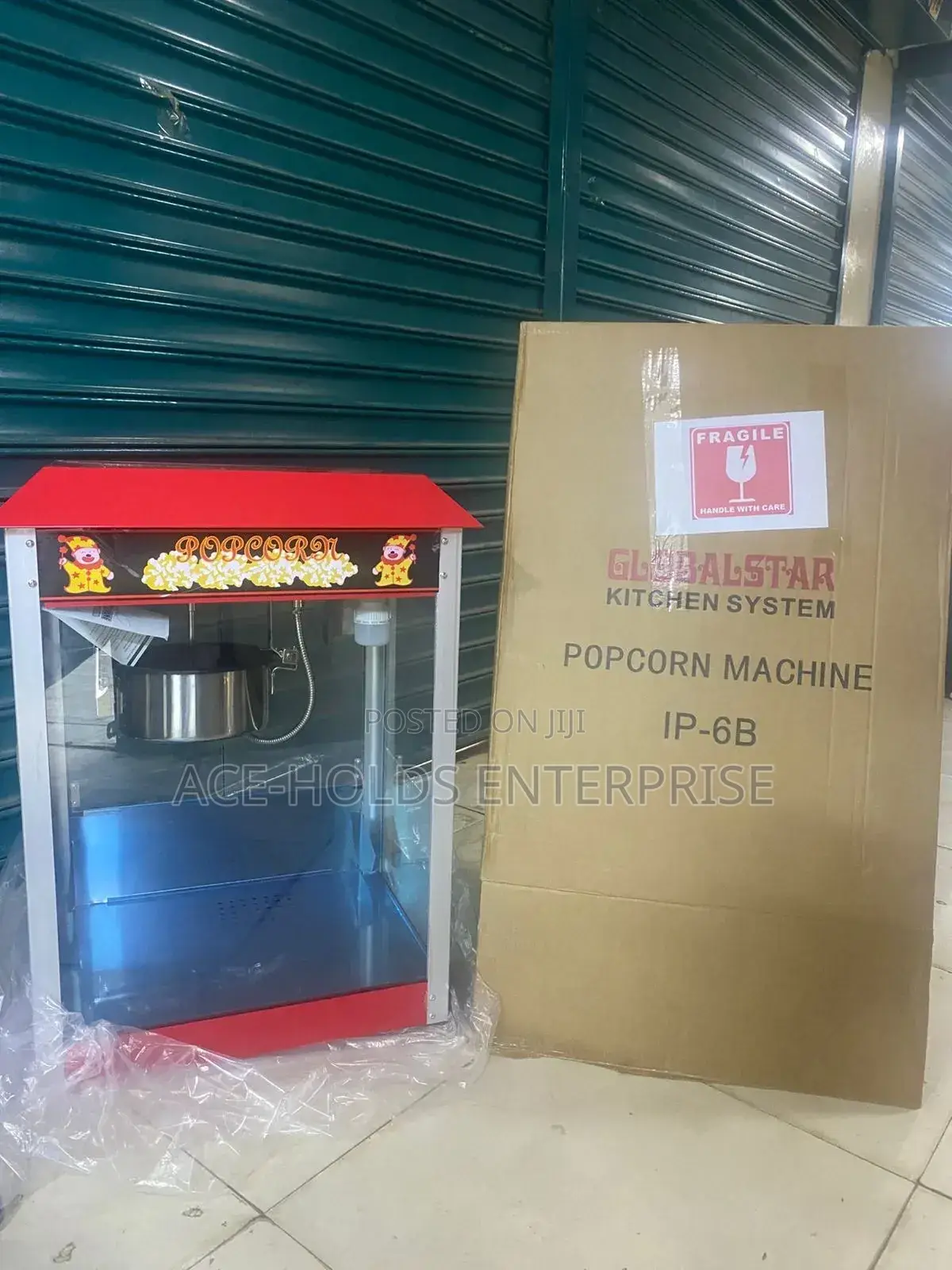 Globalstar Imported Commercial Popcorn Maker Machine