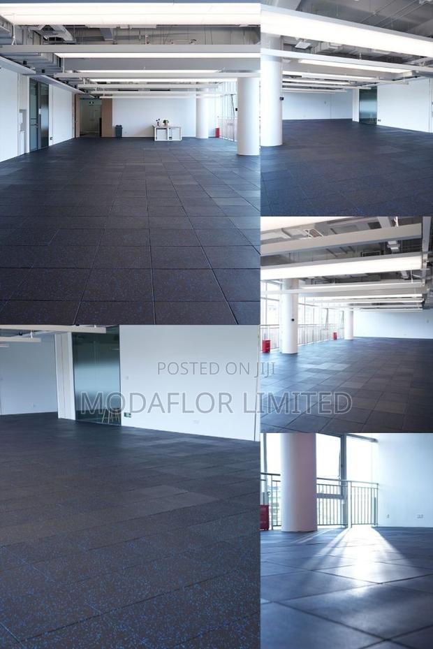 Interlocking Rubber Mats for Gym | 100×100cm