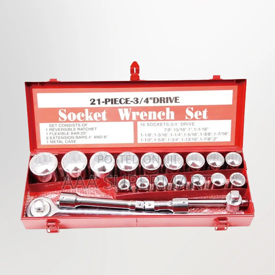 Tq73096 3/4'' Heavy Duty 21 Pcs Socket Wrench Set