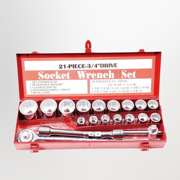 Tq73096 3/4'' Heavy Duty 21 Pcs Socket Wrench Set - main view