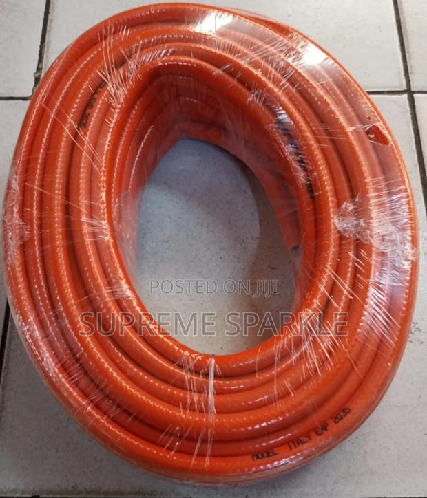 Roll of Orange LPG Gas Hose Pipe(25m)