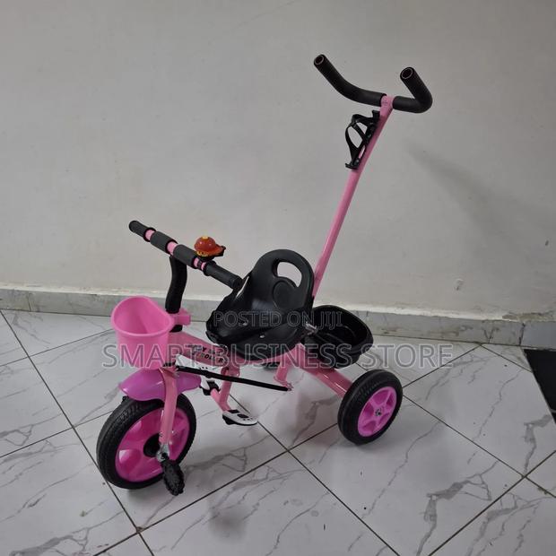 Kids Push Handle Tricycle - main view