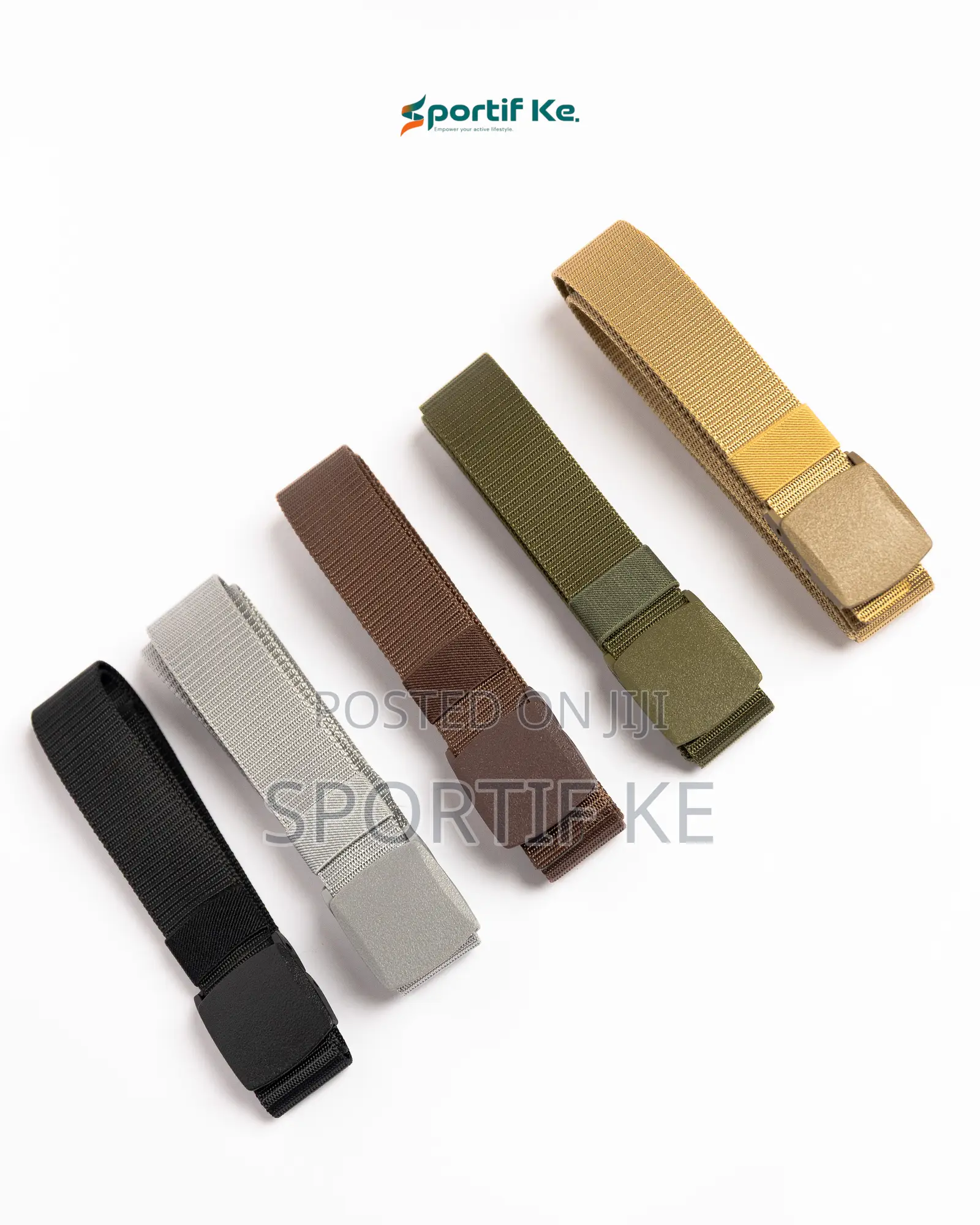 Unisex Tactical Nylon Belt With Quick Release Buckle