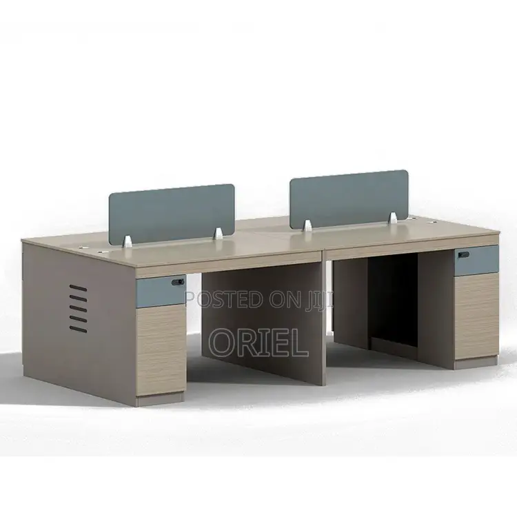 Office Workstation : 4-Way Executive Office Workstation