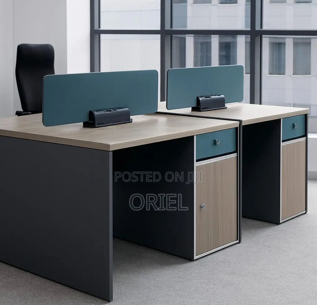 Office Workstation : 4-Way Executive Office Workstation