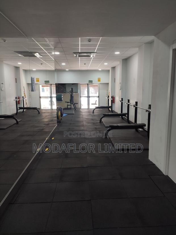 Gym Rubber Flooring Mats 20mm | Heavy Traffic Use