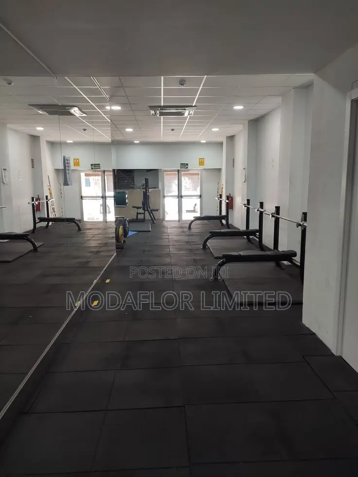 Gym Rubber Flooring Mats 20mm | Heavy Traffic Use