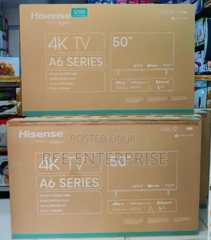 *Hisense 50 Inch " Smart 4k A6  Tv Brand New