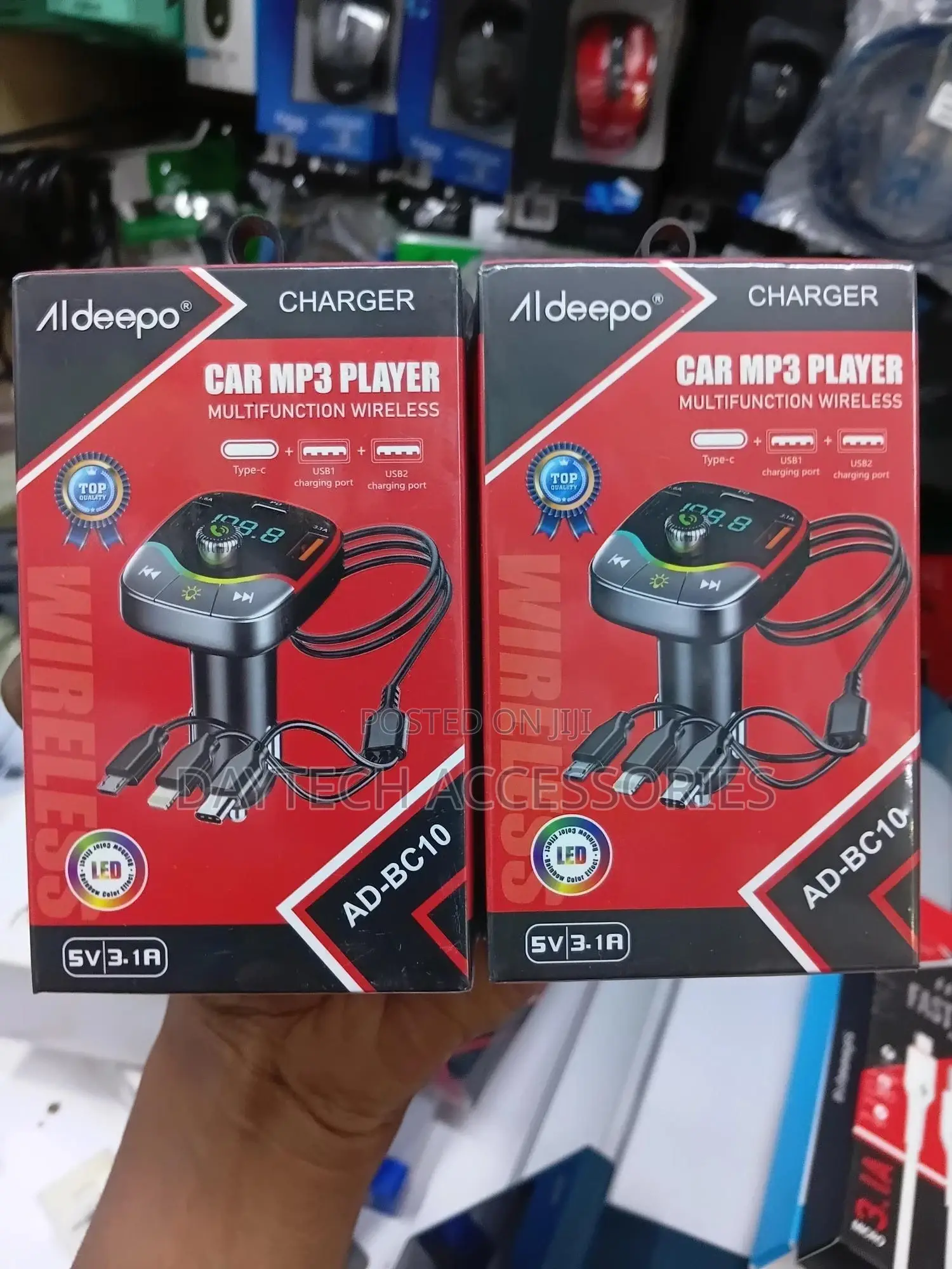 Aldeepo Car Charger With Mp3 Digital Player