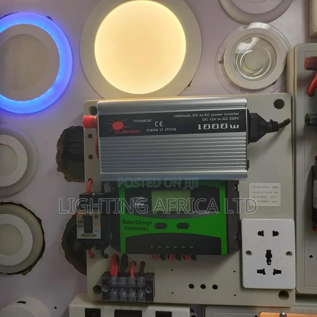 1000w Mini Solar System Simplified - 40a Controller - Dc Breaker Board - thumbnail 3