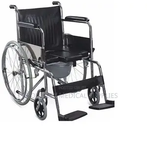 Extra Wide Wheelchair With Commode