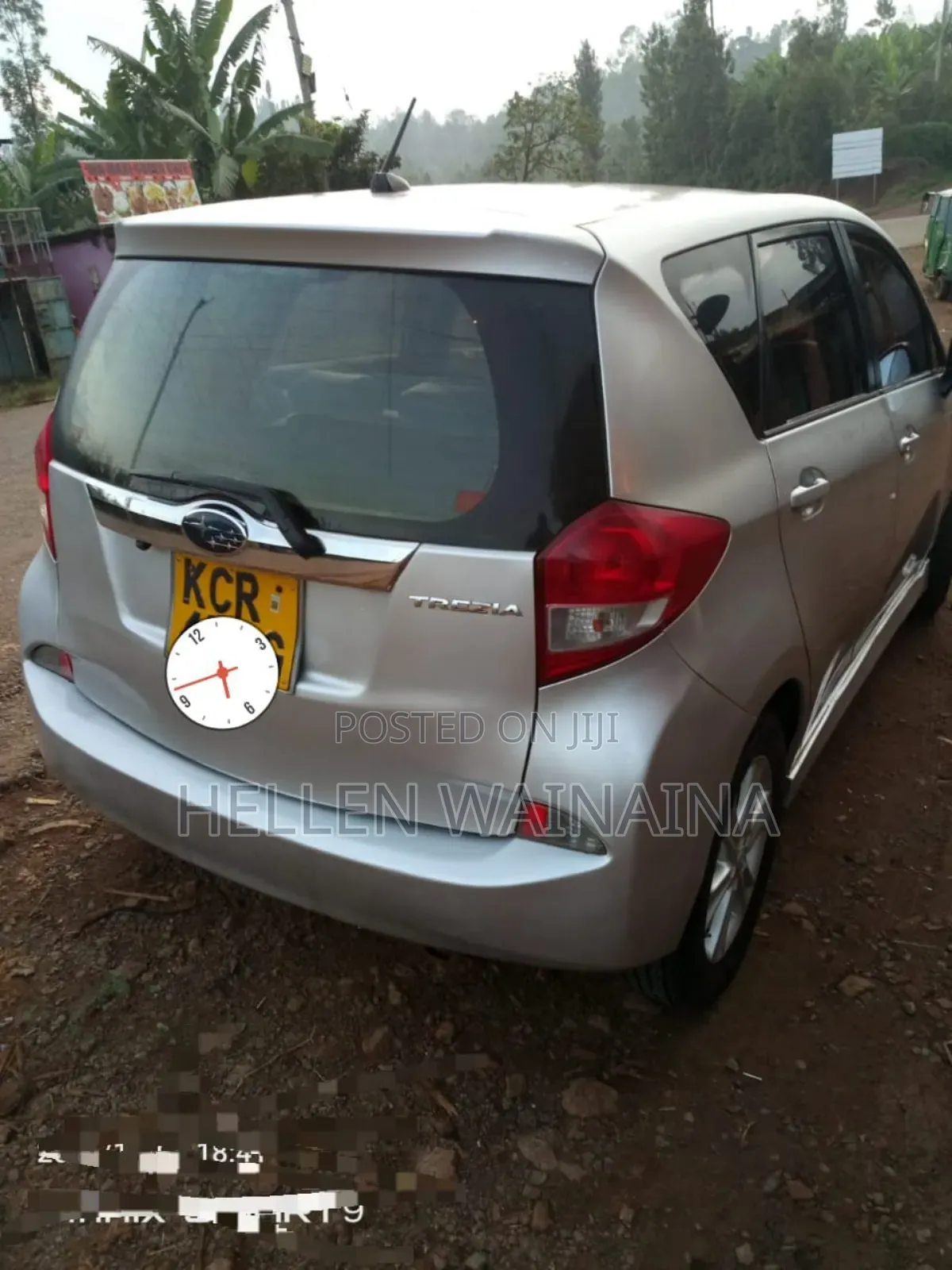 Subaru Trezia 2012 Silver