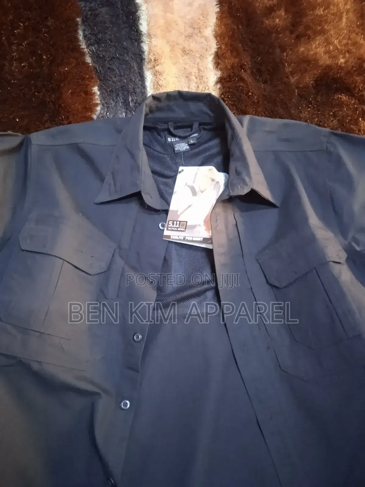 5.11 Tactical Series Shirts Medium Black Short Sleeves