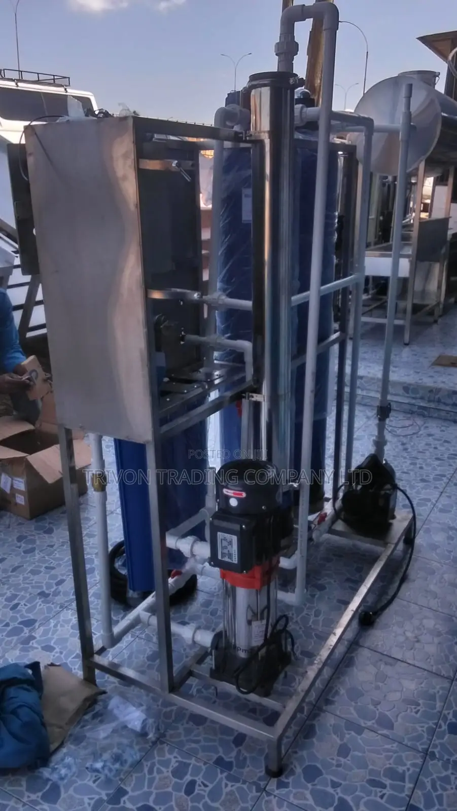 250 LPH Reverse Osmosis Machine | Perfect for Water Refilling Business