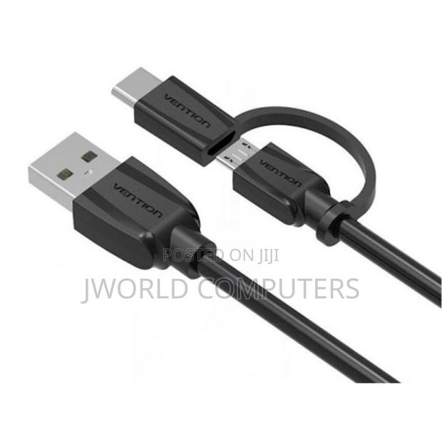 Vention Cotton Braided Usb-C to Usb-C 3.1 Cable 1m Gray