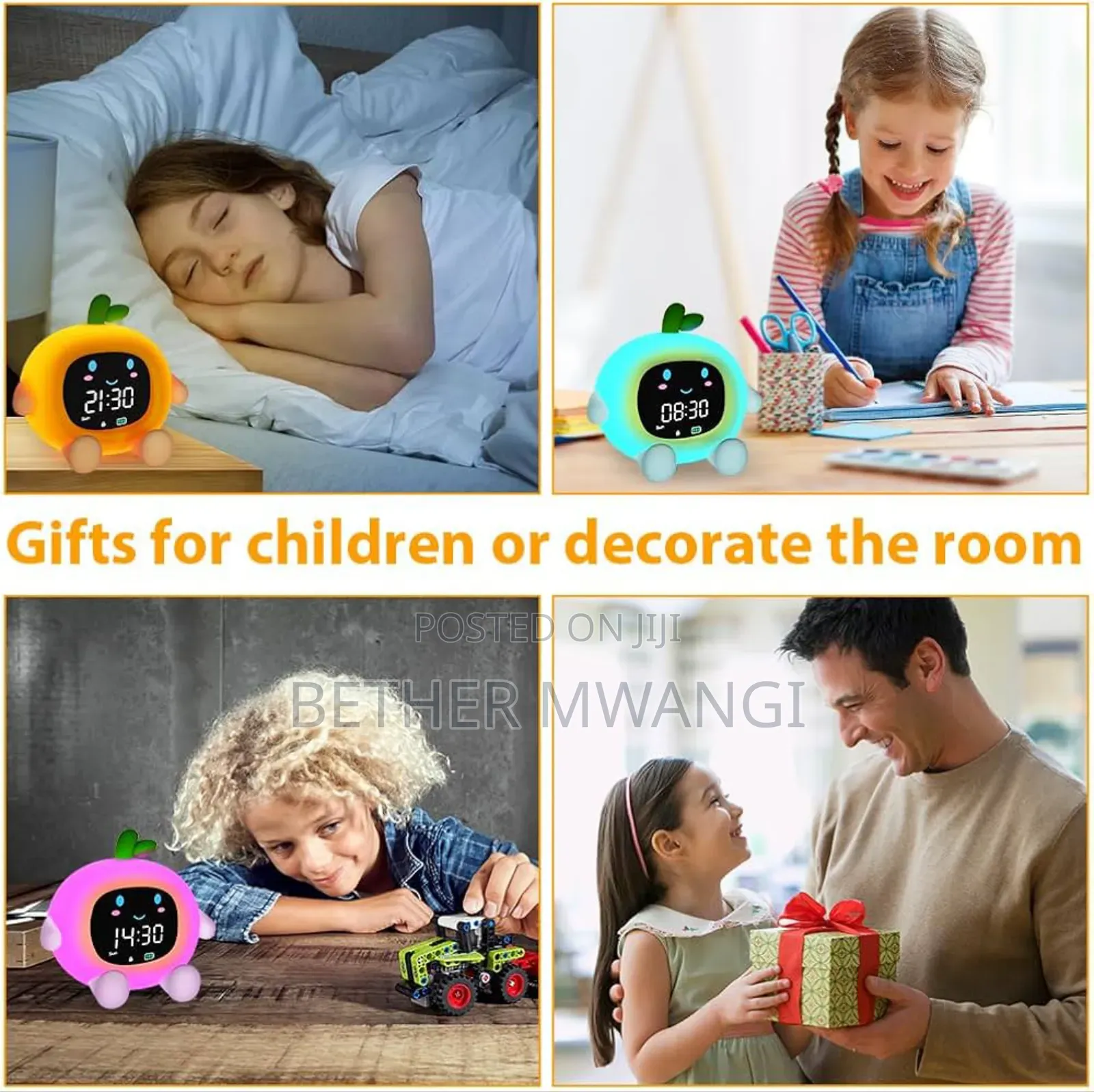 Kids Sleep Training Alarm Clock With Lamp In Kenya