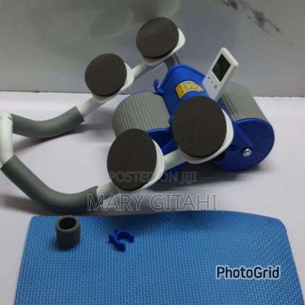 *4 Elbow Pad Automatic Rebound Healthy Abdominal Wheel - main view