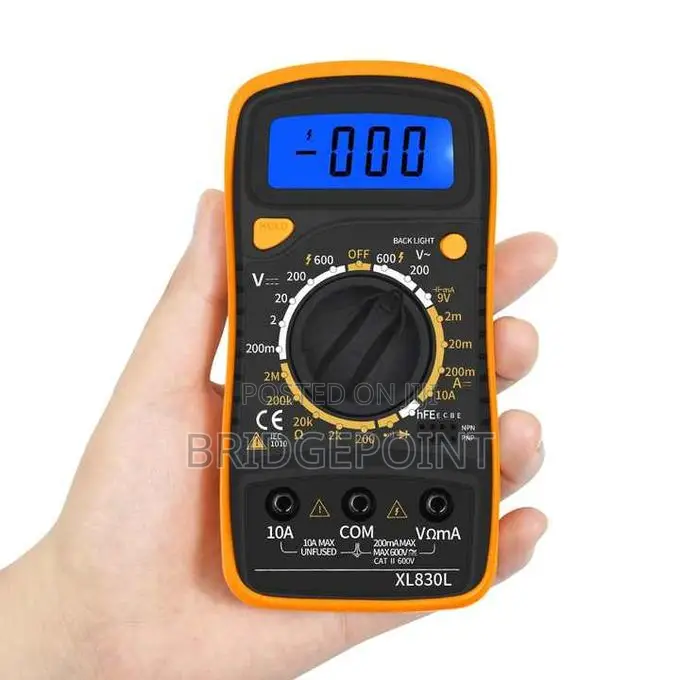 Oem Digital LCD Display Resettable Multifunction Multimeter