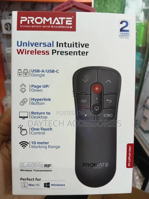 Promate Propointer Universal Intuitive Wireless Presenter