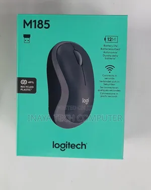 Logitech M185 Wireless Mouse - Swift Grey - 910-002235