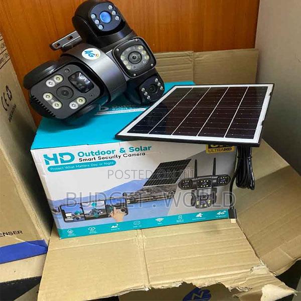 4g Lte Solar Powered PTZ Camera With Triple Lens - main view