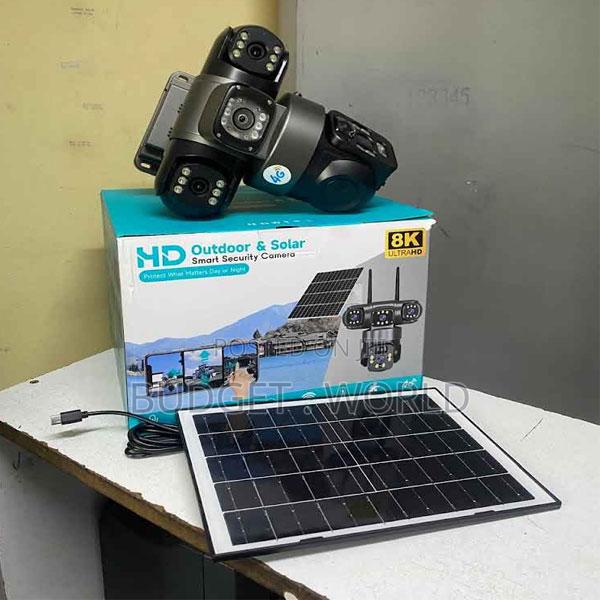 Advanced Triple Lens Solar PTZ CCTV Camera - main view