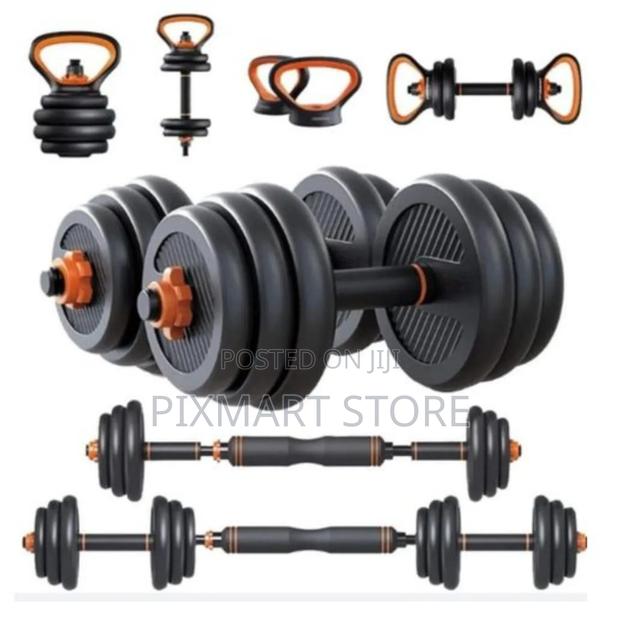 50kg 6-in-1 Adjustable Kettlebell for Home Gym Training