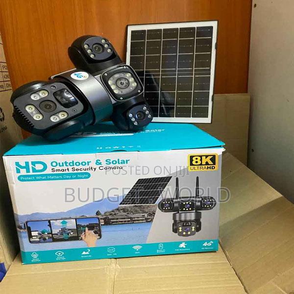 Smart 4g Solar PTZ Camera With Triple Cameras - main view