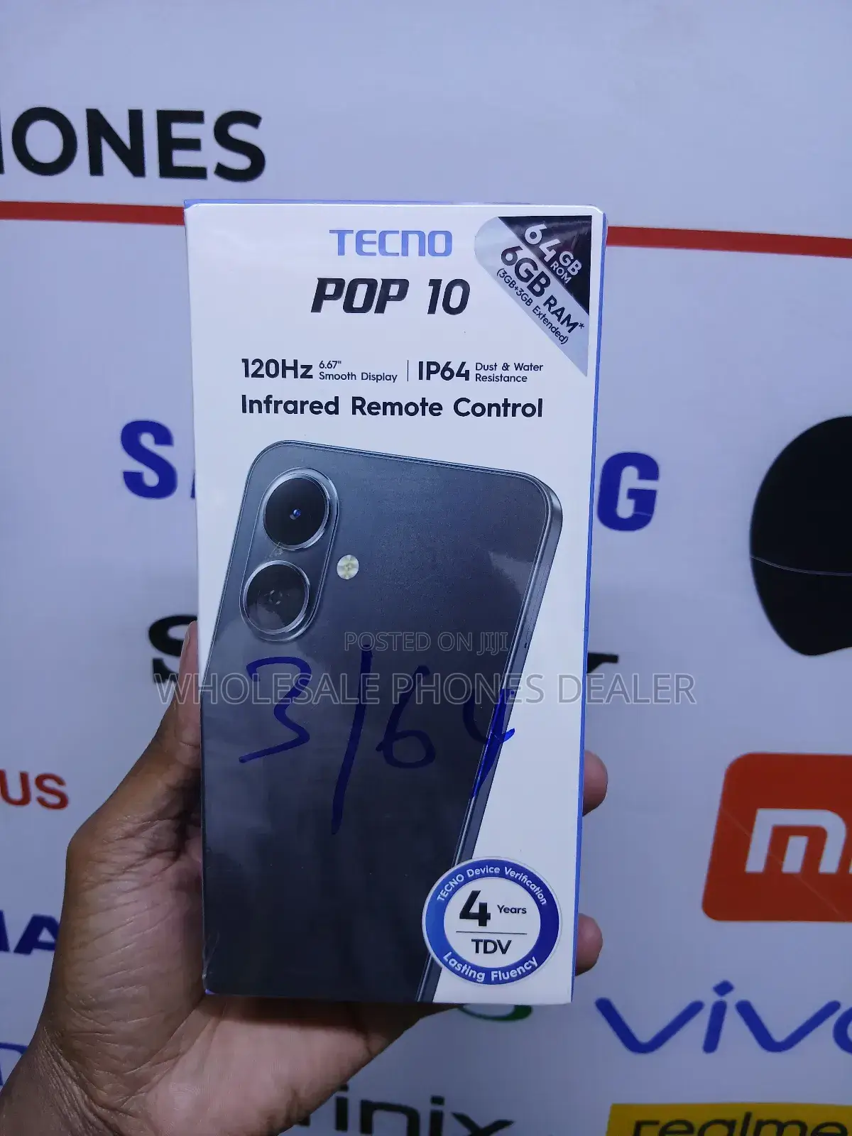 New Tecno Pop 10 64 GB Black