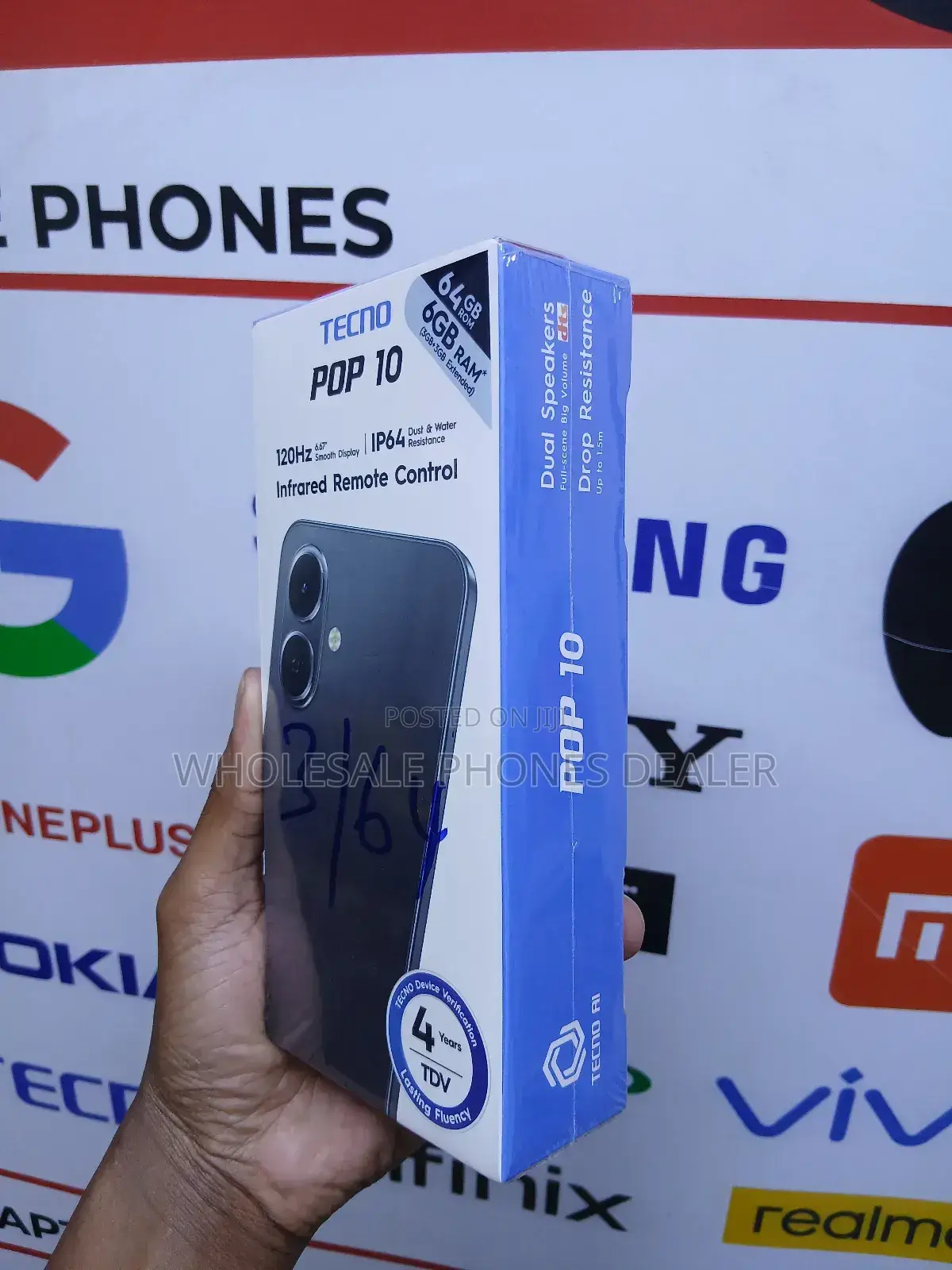New Tecno Pop 10 64 GB Black