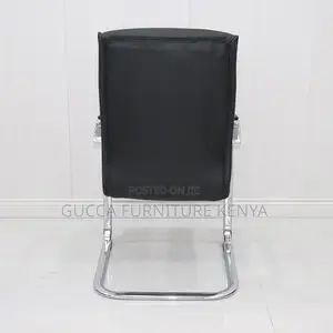 Leather Sled Base Office Conference Chair
