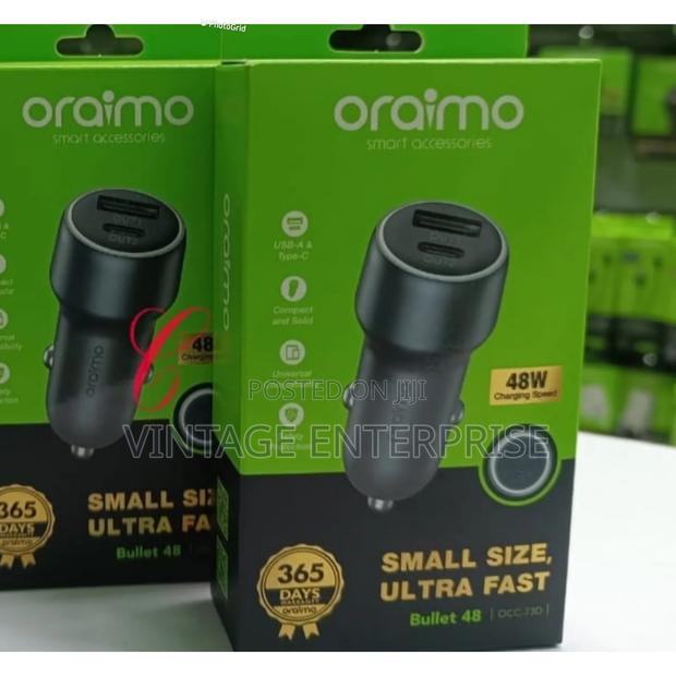 Oraimo Bullet Car Fast Charger - thumbnail 2