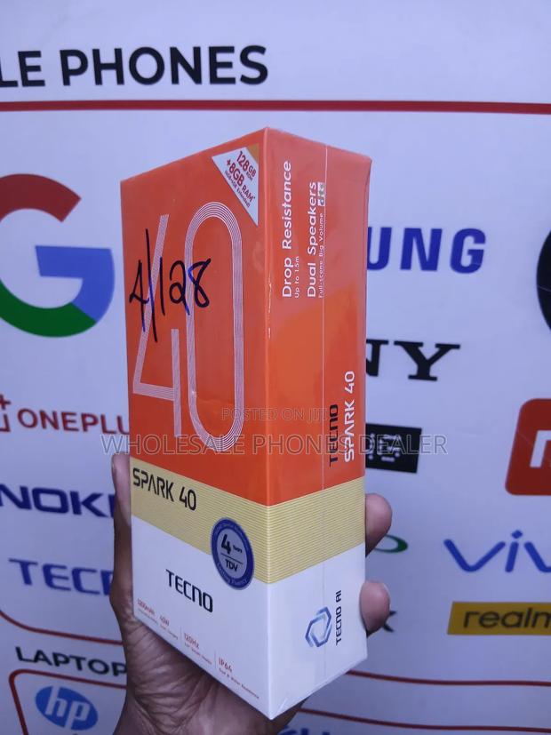 New Tecno Spark 40 128 GB Black - thumbnail 2