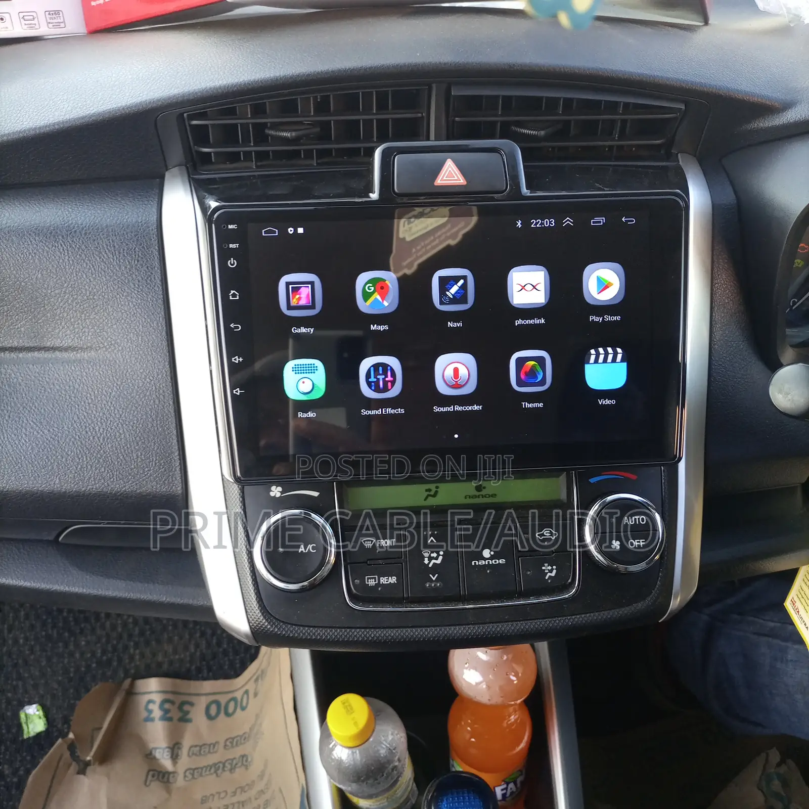 Toyota Fielder 2015+ Fitted With 9 Inch Android Radio and Frame
