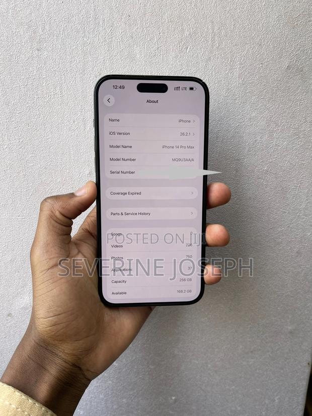 Apple iPhone 14 Pro Max 256 GB Black - thumbnail 3