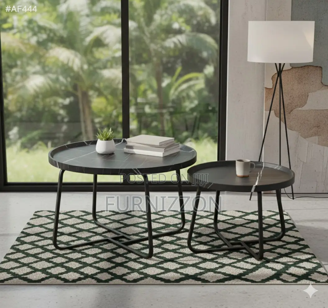 Durable Metal Coffee Table for Reception and Living Room