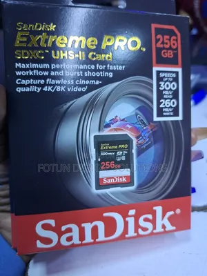 Sandisk 256gb Extreme Pro Uhs-I Microsdxc Memory Card