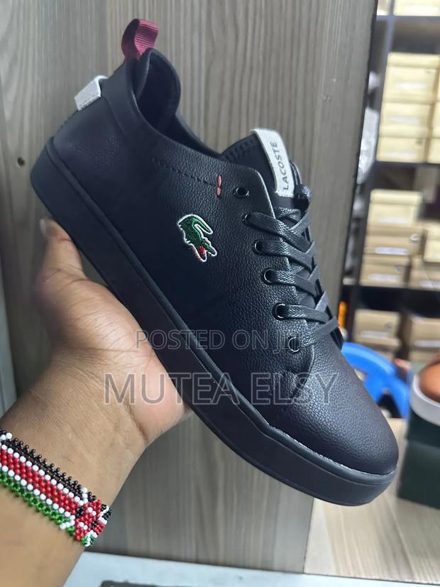 Grey,Brawn Black Lacoste Quality Sneakers - main view