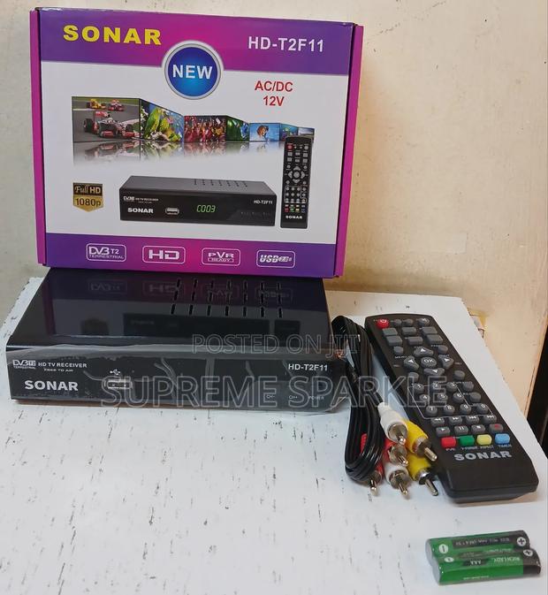 Sonar Free to Air (Fta) Digital Tv Decoder Hd-T2f11