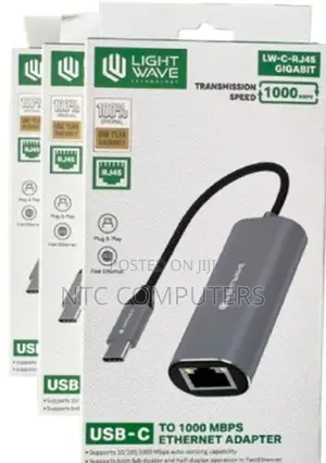 Lightwave Lw-c-rj45-gigabit Usb-c To Rj45 Gigabit Adapter