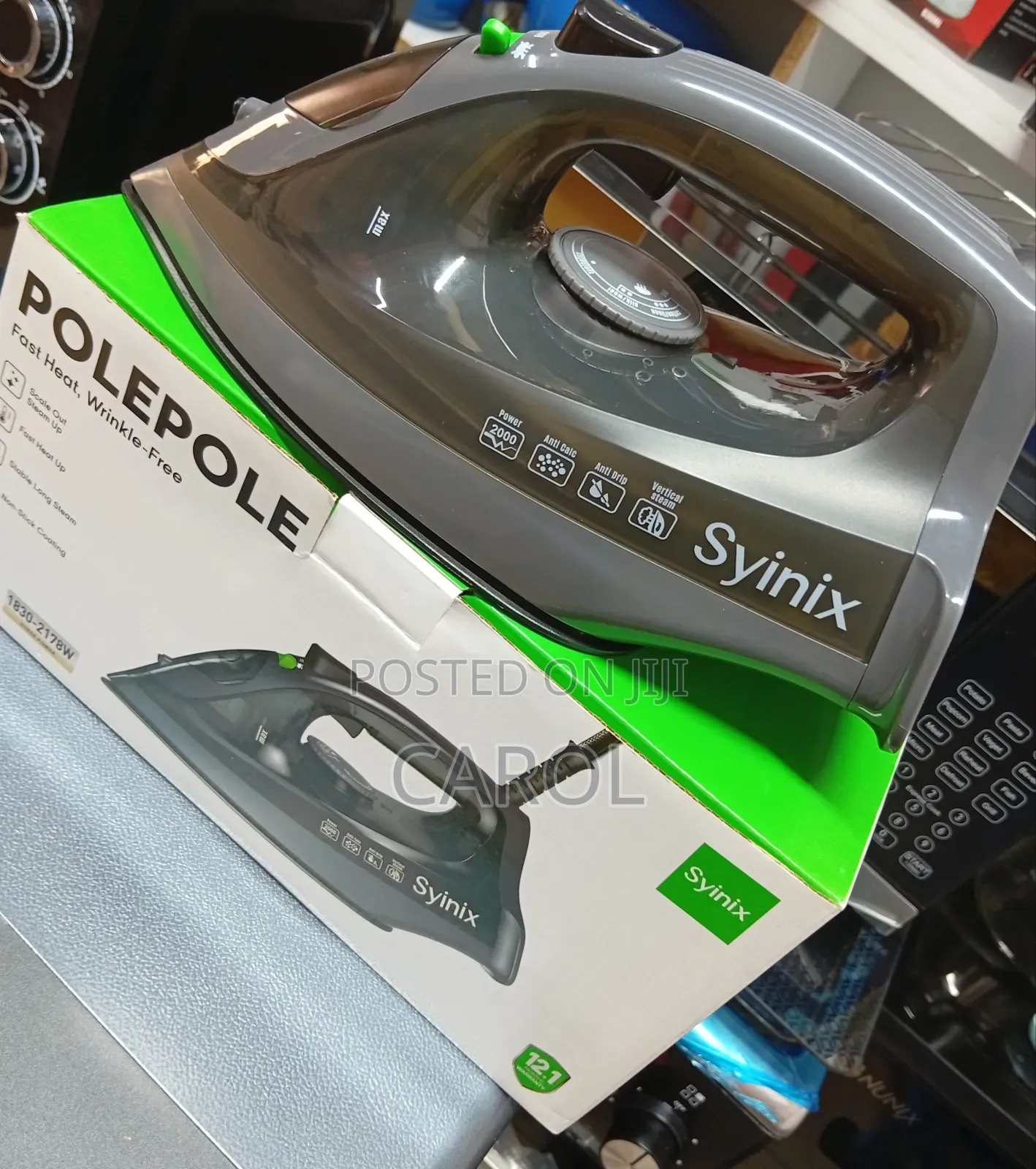 Syinix Steam Iron Box Available