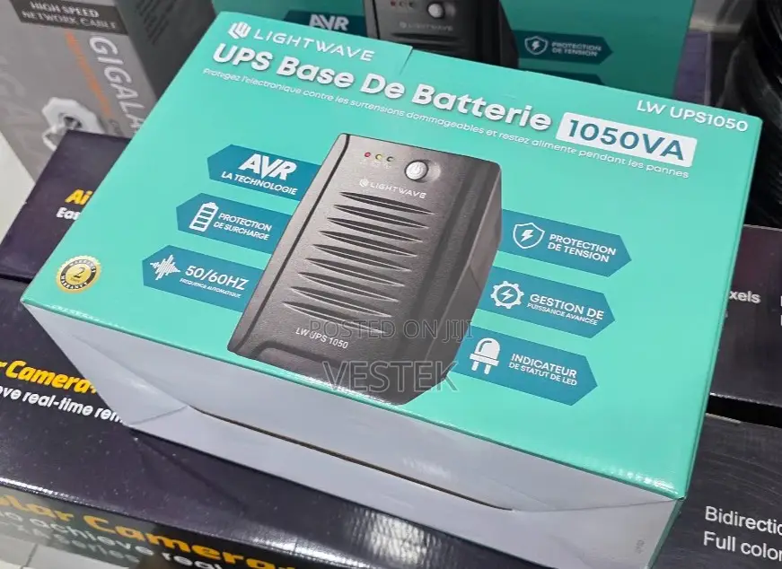 Lightwave Ups 1050/630w Offline Ups With 12v7ah Battery
