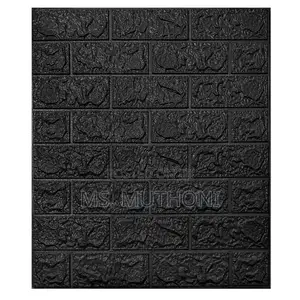 4 PCS Peel and Stick Foam With a 3d Brick Texture.