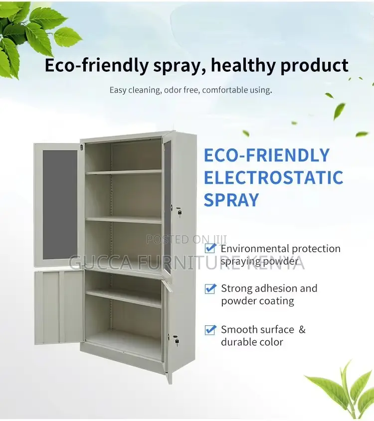 Metallic 2-swing Door's Office Filling Cabinet