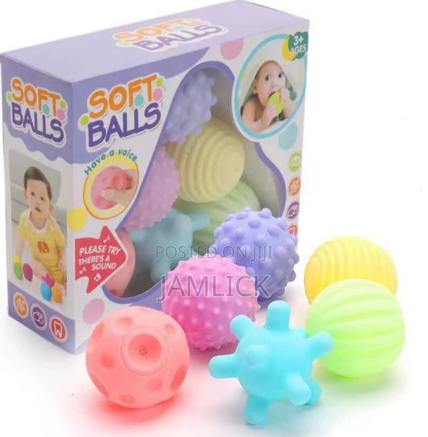 6-Piece Colourful Soft Squeeze Balls – Ve - main view