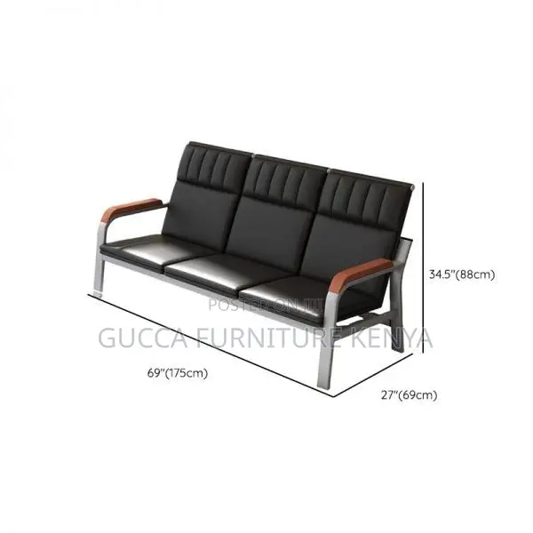 5-seater Executive Office Visitor Sofa Set